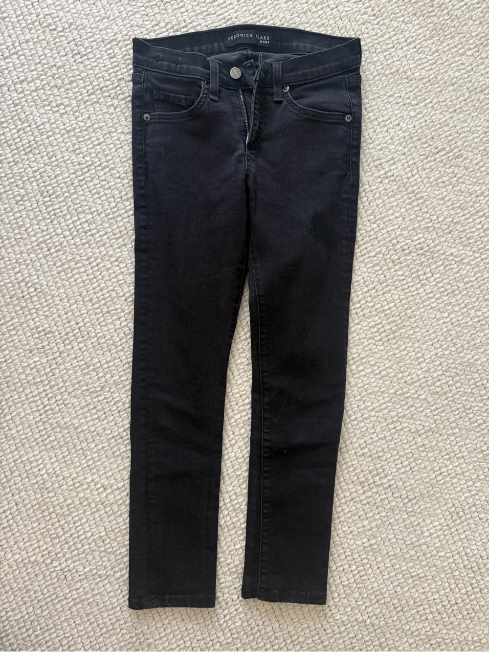 Veronica Beard Brooke 8.5 Black Skinny Jeans